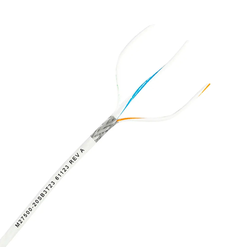M27500-20SB3T23 shielded Tefzel cable