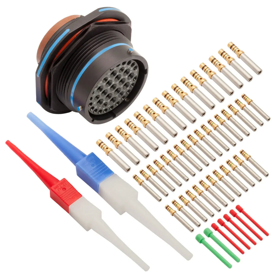 MS3474A22-41S MIL-Spec Jam Nut Receptacle Connector Kit, 41-Way