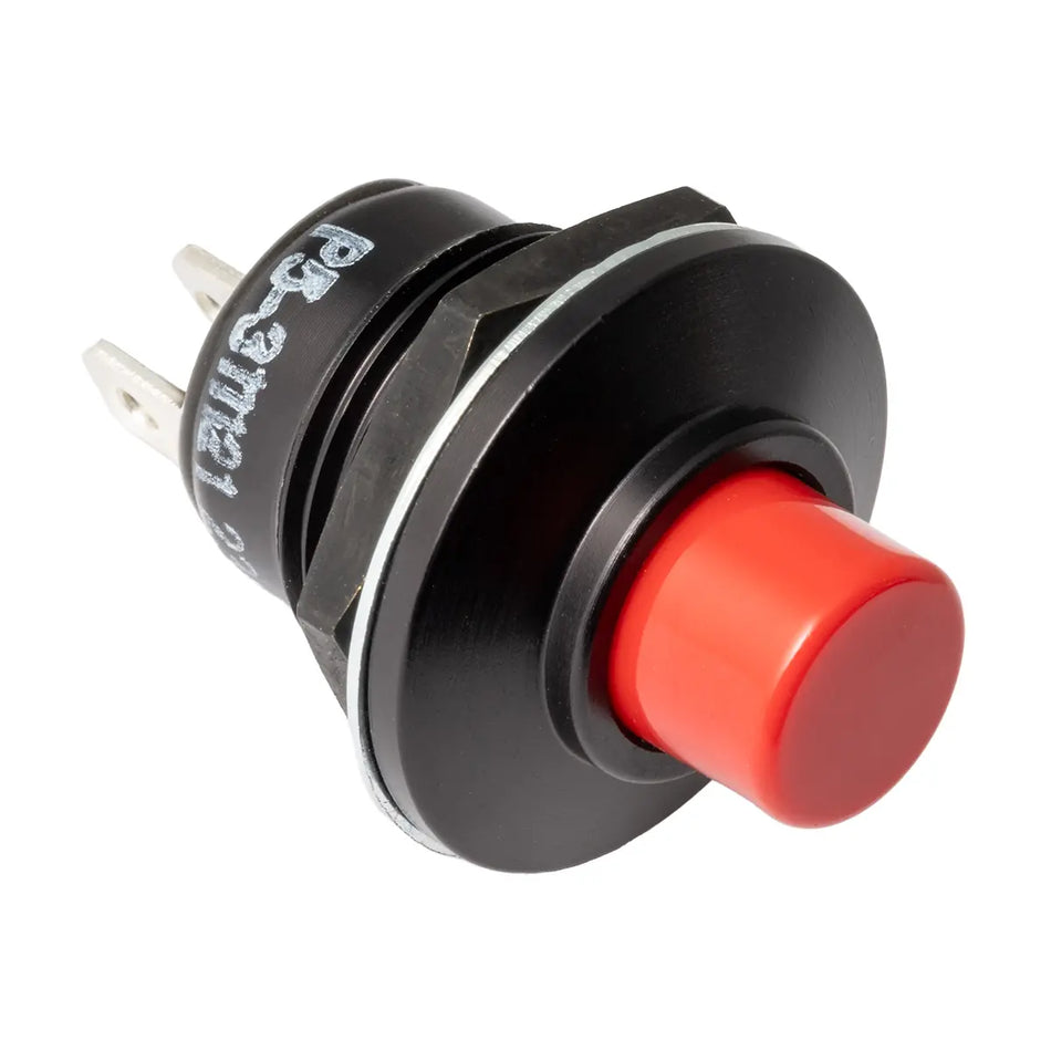 P5, LATCHING, PUSH BUTTON, RED