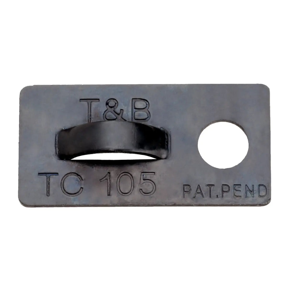 CABLE TIE MOUNTING PLATE BLACK