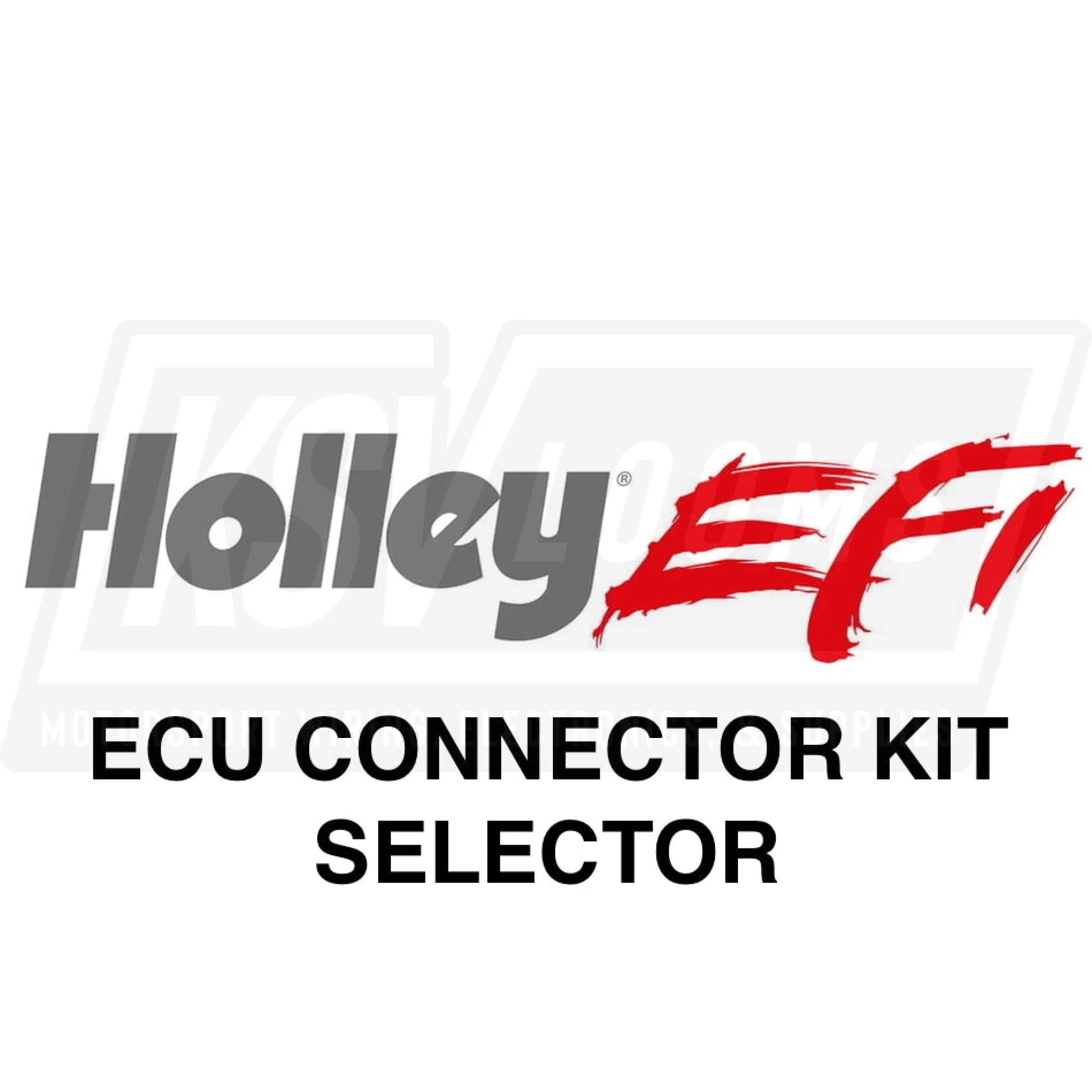 Holley ECU Connector Kit Selector