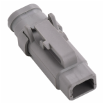 E007 DTM plug housing with extended shrink-boot lip