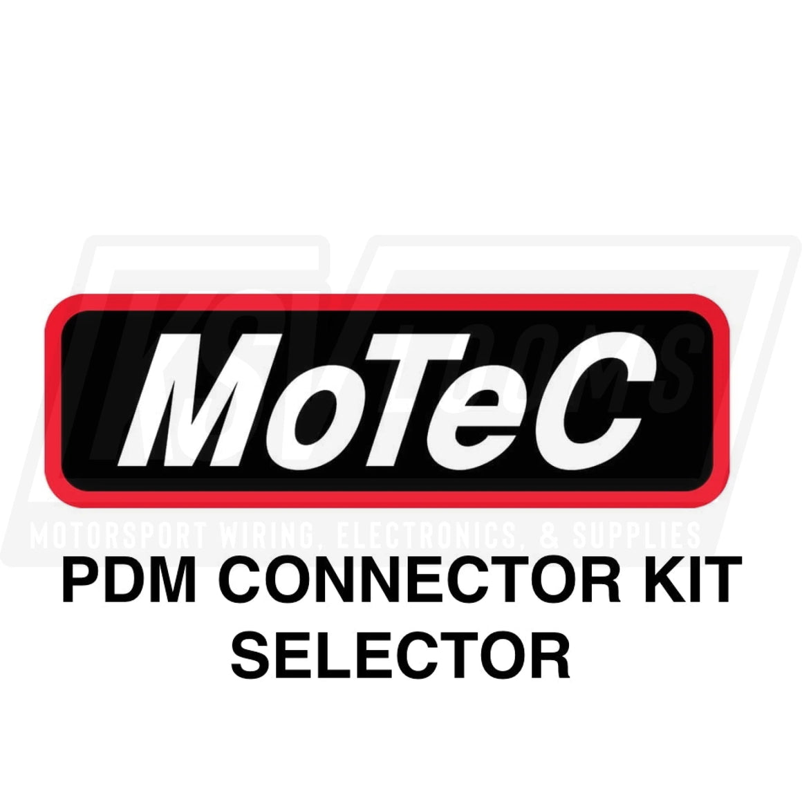 MoTeC PDM Connector Kit Selector