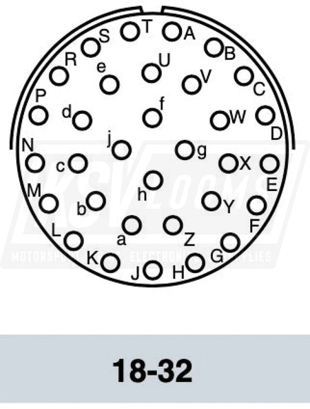 Ms3470A18-32S Mil-Spec Flanged Receptacle Connector Kit
