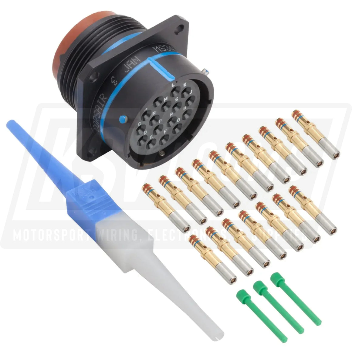 MS3470A20-16S MIL-Spec Flanged Receptacle Connector Kit 16-Way