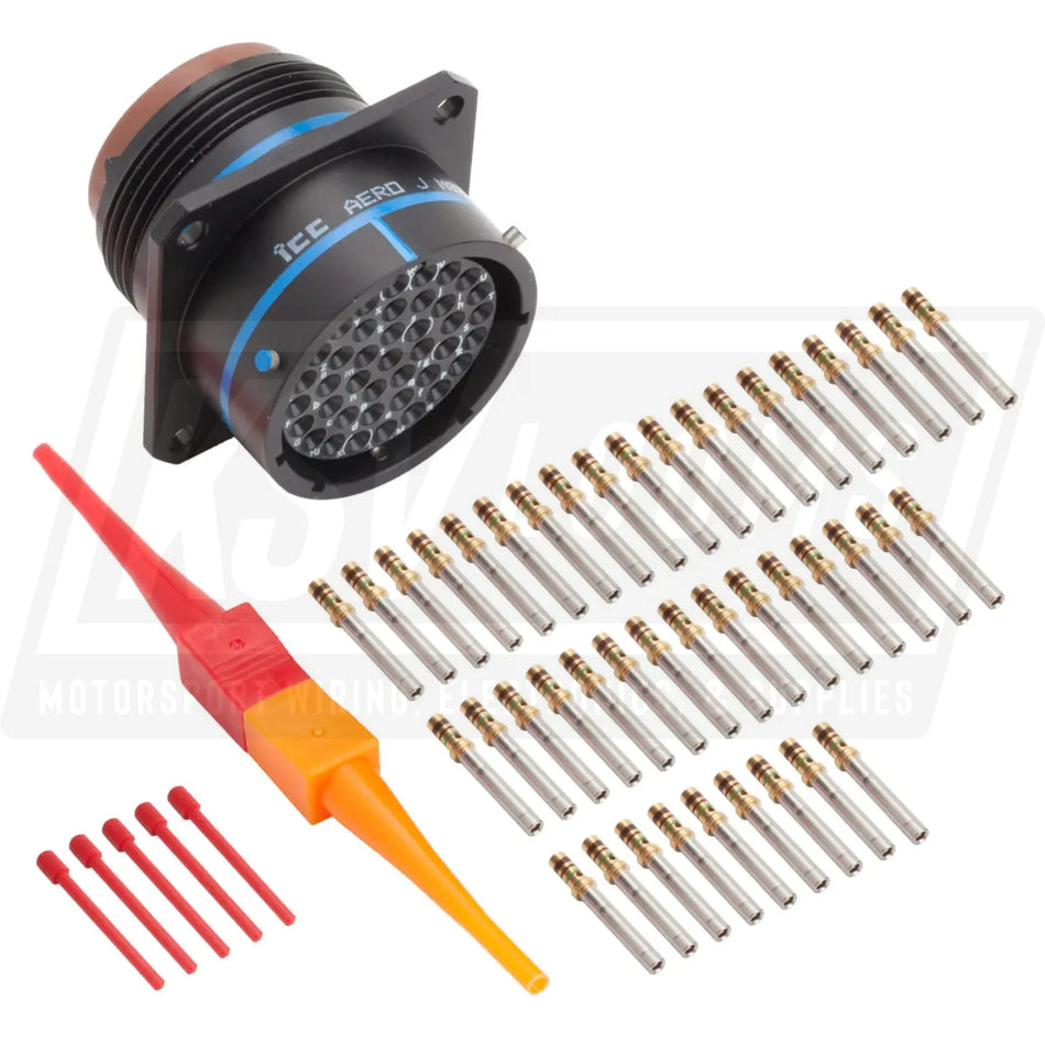 MS3470A20-41S MIL-Spec Flanged Receptacle Connector Kit 41-Way