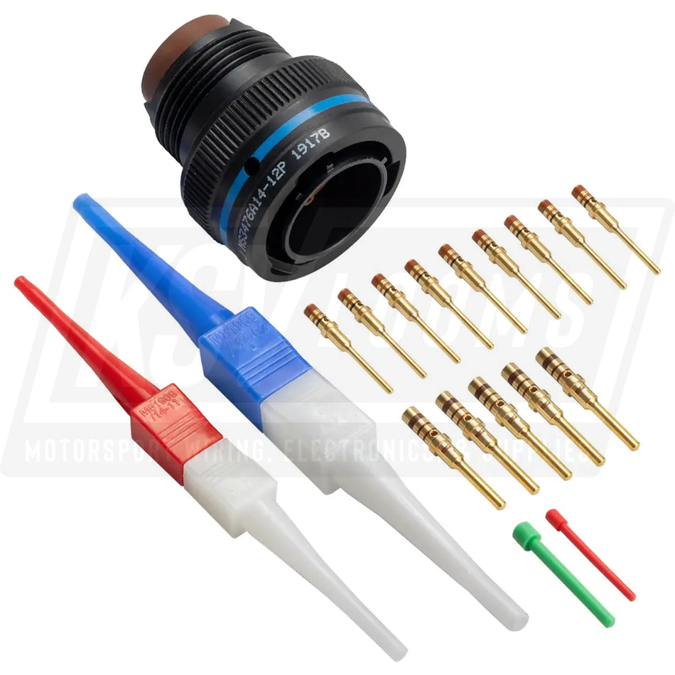 MS3476A14-12P MIL-Spec Free Plug Connector Kit 12-Way