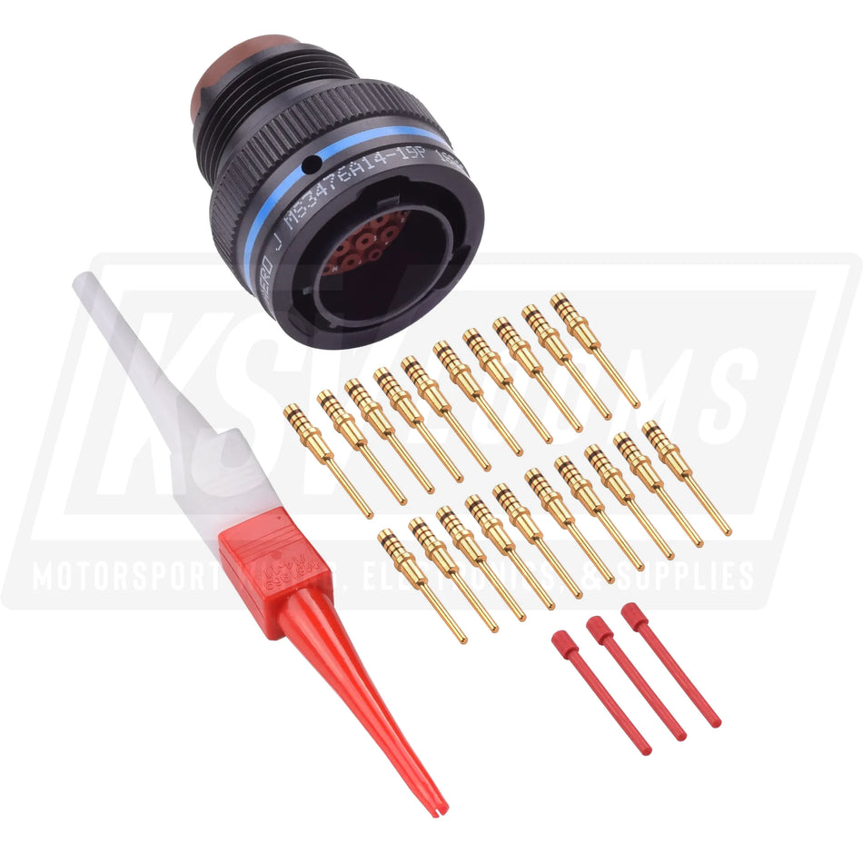 MS3476A14-19P MIL-Spec Free Plug Connector Kit 19-Way