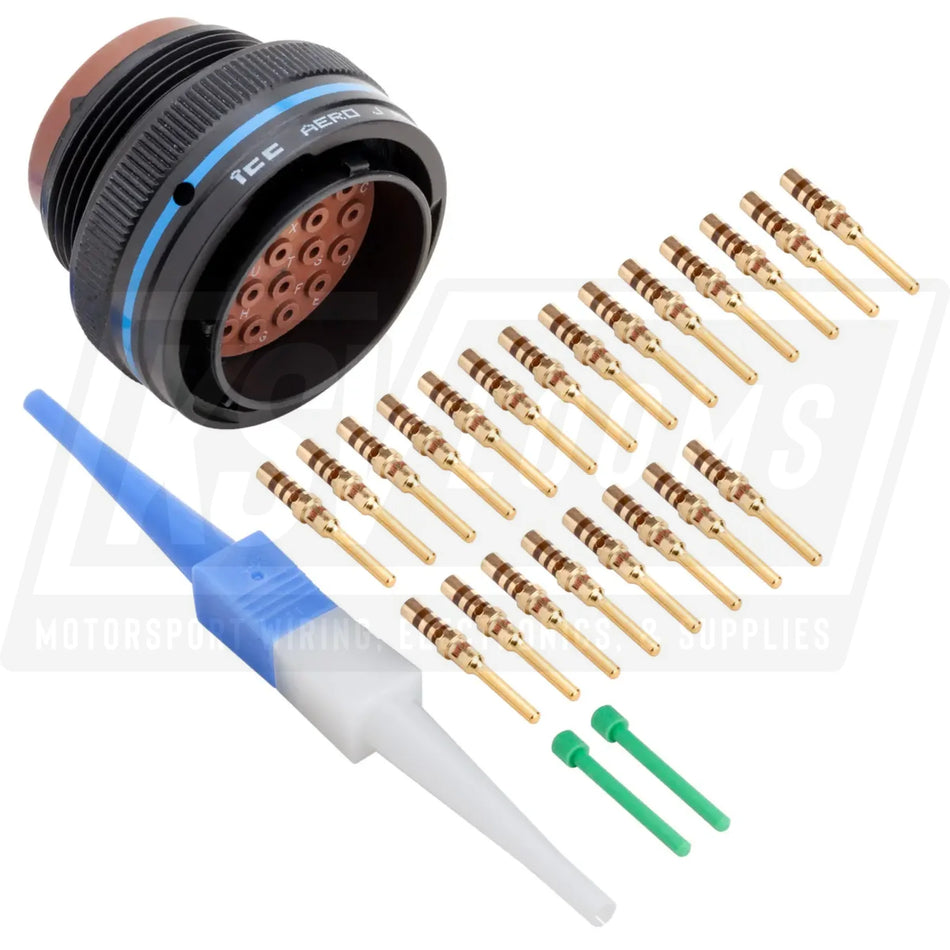 MS3476A22-21P MIL-Spec Free Plug Connector Kit 21-Way