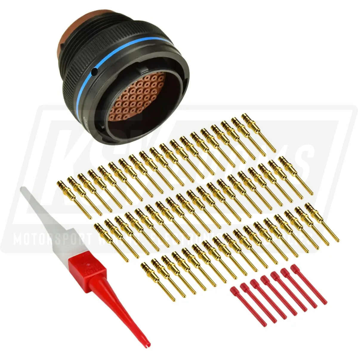 MS3476A22-55P MIL-Spec Free Plug Connector Kit, 55-Way – KSV Looms