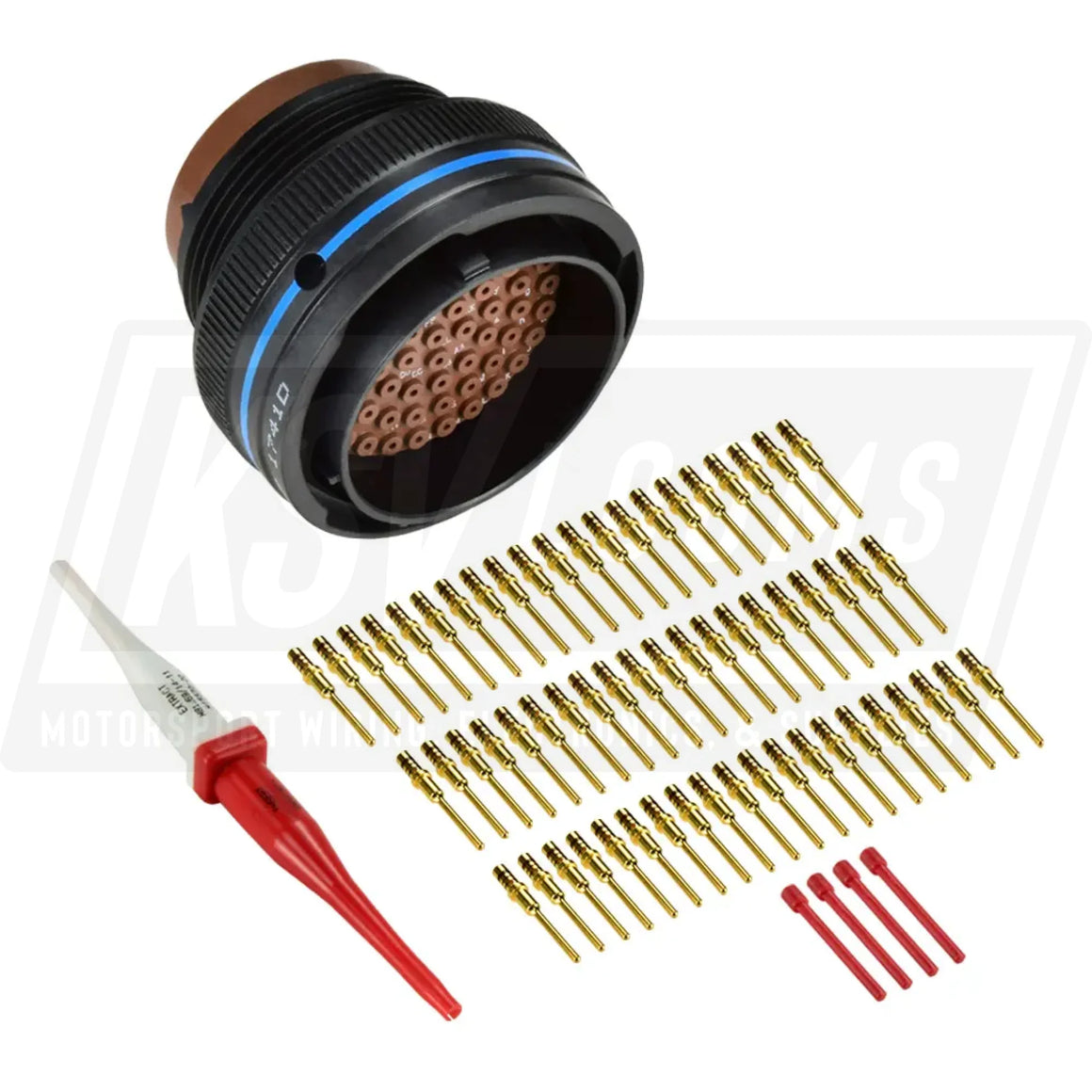 MS3476A24-61P MIL-Spec Free Plug Connector Kit 61-Way