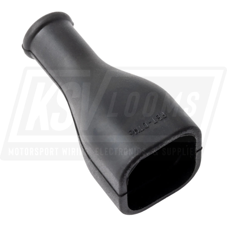 Straight Rubber Boot for DTM 6-Way Connector