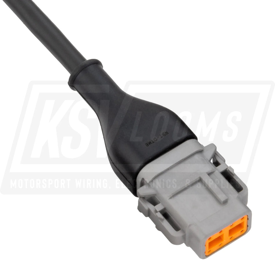 Straight Rubber Boot For Dtm 8-Way Connector