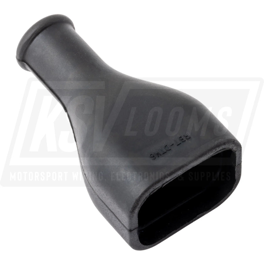 Straight Rubber Boot for DTM 8-Way Connector