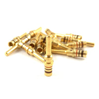 M39029/4-113 MIL-Spec 14-12 AWG Gold Solid Contact Male Pin Terminal