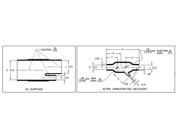 342A012-25-0 Raychem/TE Connectivity Shrink Boot