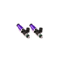 Injector Dynamics ID1050X Injectors - 60mm Length - 14mm Purple Top - 14mm Lower O-Ring (Set of 2)