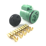 Nippon Denso 4-Pin Round Alternator Regulator Connector Plug Kit
