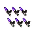 Injector Dynamics 1700cc Injectors - 60mm Length - 14mm Purple Top - 14mm Lower O-Ring (Set of 6)