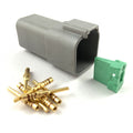 Deutsch DT 6-Way Pin Connector Kit, 20-16 AWG Gold Contacts