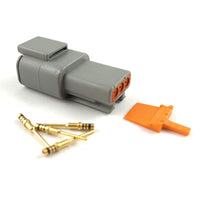 Deutsch DTM 3-Way Pin Receptacle Connector Kit (24-20 AWG)