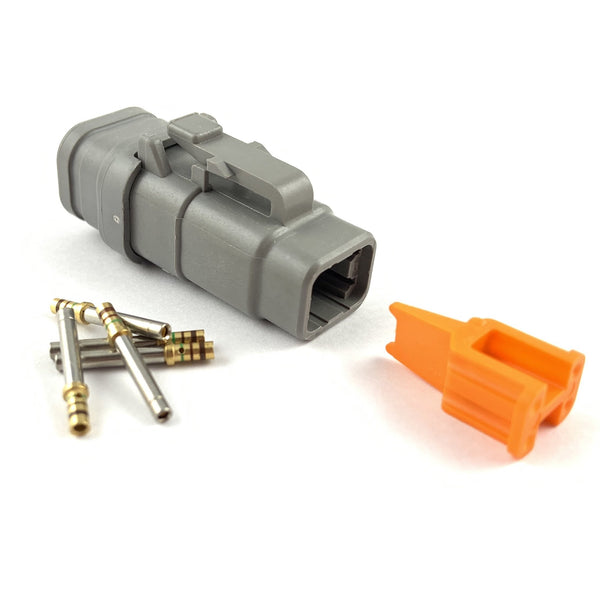 Deutsch DTM 4-Way Socket Plug Connector Kit (24-20 AWG)