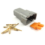 Deutsch DTM 8-Way Pin Receptacle Connector Kit (24-20 AWG)