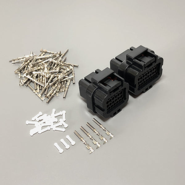 MoTeC ECU Connector Plug Clip Kit, M800, M600, M400, M84, 26-Pin + 34-Pin