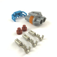 2-Way Connector Kit for H7, 9006, HB4 Headlight Bulb (20-16AWG)