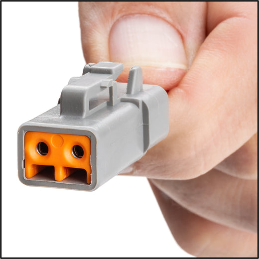 Plug housing socket terminals: step 8